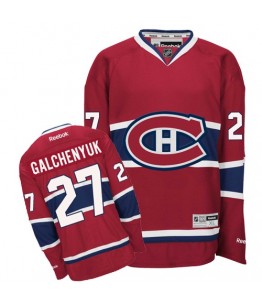 NHL Alex Galchenyuk Montreal Canadiens Authentic Home Reebok Jersey - Red