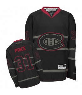 NHL Carey Price Montreal Canadiens Premier Reebok Jersey - Black Ice