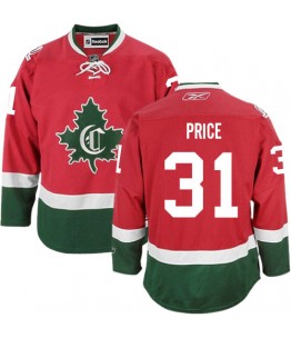 NHL Carey Price Montreal Canadiens Premier Third New CD Reebok Jersey - Red