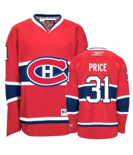 NHL Carey Price Montreal Canadiens Youth Premier Home Reebok Jersey - Red
