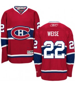 NHL Dale Weise Montreal Canadiens Premier Home Reebok Jersey - Red