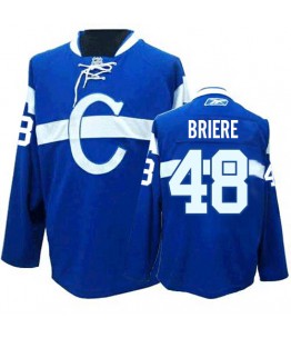 NHL Daniel Briere Montreal Canadiens Authentic Third Reebok Jersey - Blue