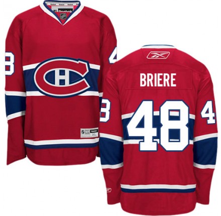 NHL Daniel Briere Montreal Canadiens Authentic Home Reebok Jersey - Red