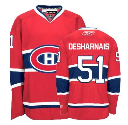 NHL David Desharnais Montreal Canadiens Authentic Home Reebok Jersey - Red