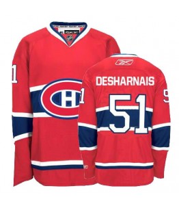 NHL David Desharnais Montreal Canadiens Premier Home Reebok Jersey - Red