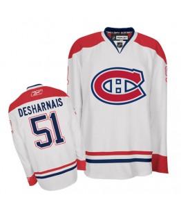 NHL David Desharnais Montreal Canadiens Premier Away Reebok Jersey - White