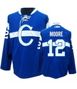 NHL Dickie Moore Montreal Canadiens Premier Third Reebok Jersey - Blue
