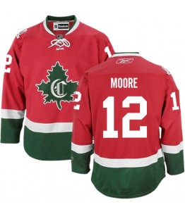 NHL Dickie Moore Montreal Canadiens Premier Third New CD Reebok Jersey - Red