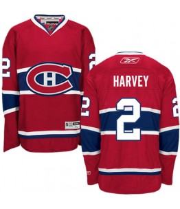 NHL Doug Harvey Montreal Canadiens Premier Home Reebok Jersey - Red