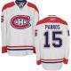 NHL George Parros Montreal Canadiens Authentic Away Reebok Jersey - White