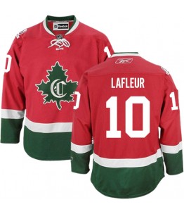 NHL Guy Lafleur Montreal Canadiens Premier Third New CD Reebok Jersey - Red