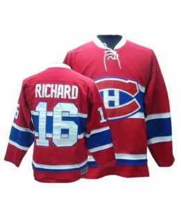 NHL Henri Richard Montreal Canadiens Authentic Throwback CCM Jersey - Red