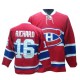 NHL Henri Richard Montreal Canadiens Premier Throwback CCM Jersey - Red