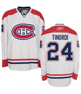 NHL Jarred Tinordi Montreal Canadiens Premier Away Reebok Jersey - White