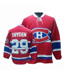NHL Ken Dryden Montreal Canadiens Authentic Throwback CCM Jersey - Red