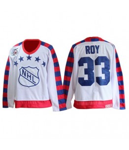 NHL Patrick Roy Montreal Canadiens Authentic 75TH All Star Throwback CCM Jersey - White