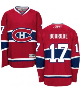 NHL Rene Bourque Montreal Canadiens Premier Home Reebok Jersey - Red