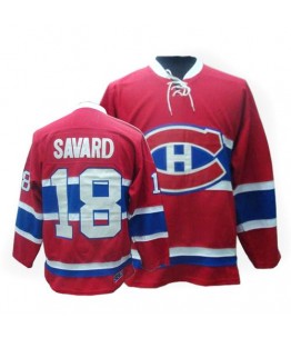 NHL Serge Savard Montreal Canadiens Authentic Throwback CCM Jersey - Red