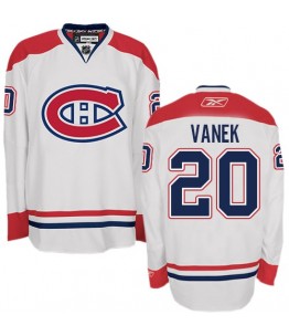 NHL Thomas Vanek Montreal Canadiens Premier Away Reebok Jersey - White