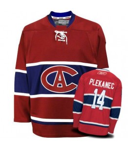 NHL Tomas Plekanec Montreal Canadiens Authentic New CA Reebok Jersey - Red