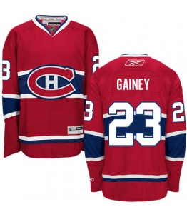 NHL Bob Gainey Montreal Canadiens Authentic Home Reebok Jersey - Red