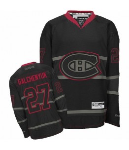 NHL Alex Galchenyuk Montreal Canadiens Premier Reebok Jersey - Black Ice