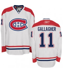 NHL Brendan Gallagher Montreal Canadiens Authentic Away Reebok Jersey - White