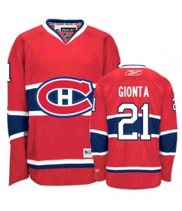 NHL Brian Gionta Montreal Canadiens Premier Home Reebok Jersey - Red