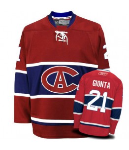 NHL Brian Gionta Montreal Canadiens Premier New CA Reebok Jersey - Red